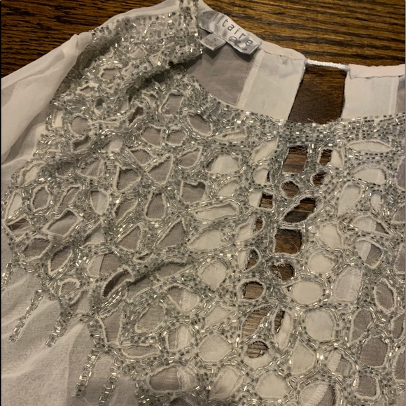 Solitaire Beach Beaded coverup - Picture 1 of 7